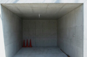 ハイルーフ車も対応可能なゆとりあるビルトインガレージ空間