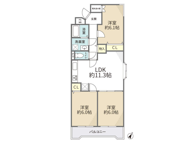 ライオンズマンション中山第3_A504号室_間取図_HP用_20260412