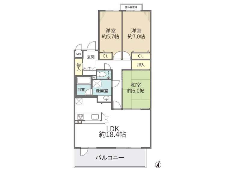 【間取図】